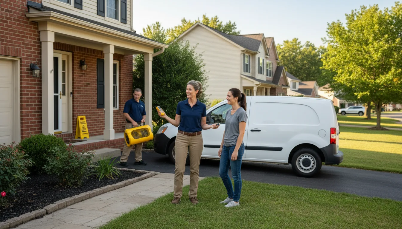 Residential water damage restoration in Waverly, PA